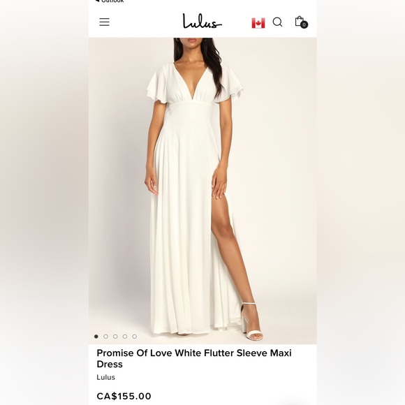 White maxi dress - Picture 2 of 3